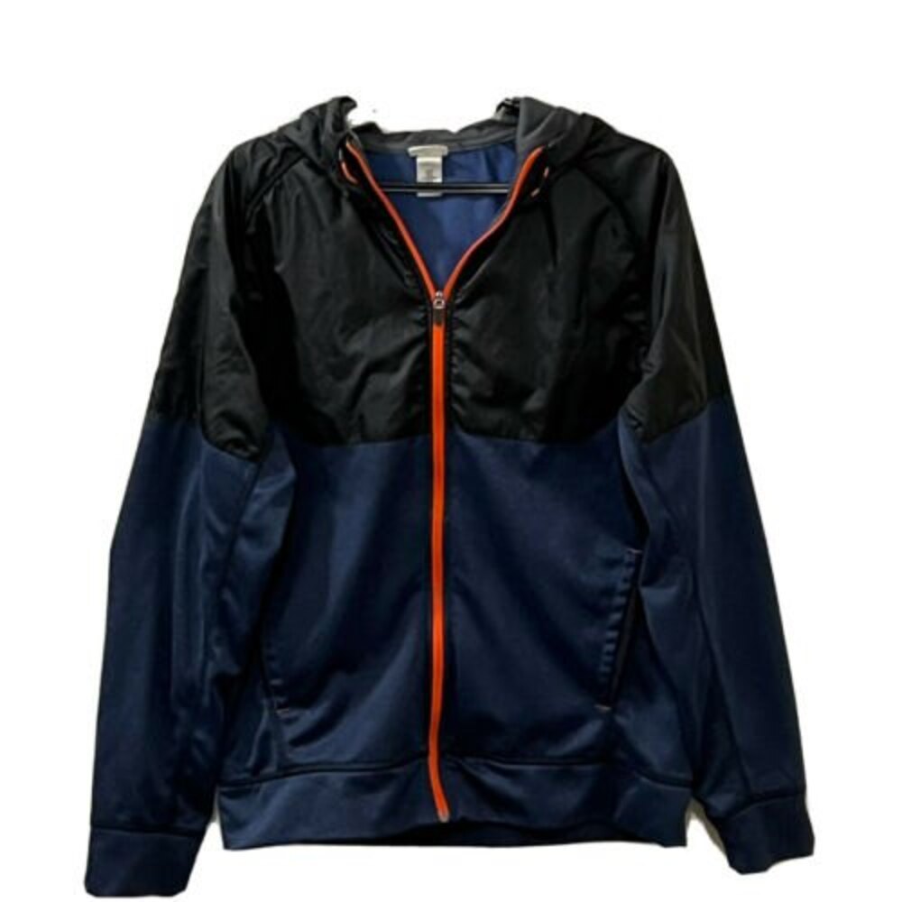 H&M Sport Womens Hoodie Fleece Lined Jacket Full Zip Pockets Size Medium